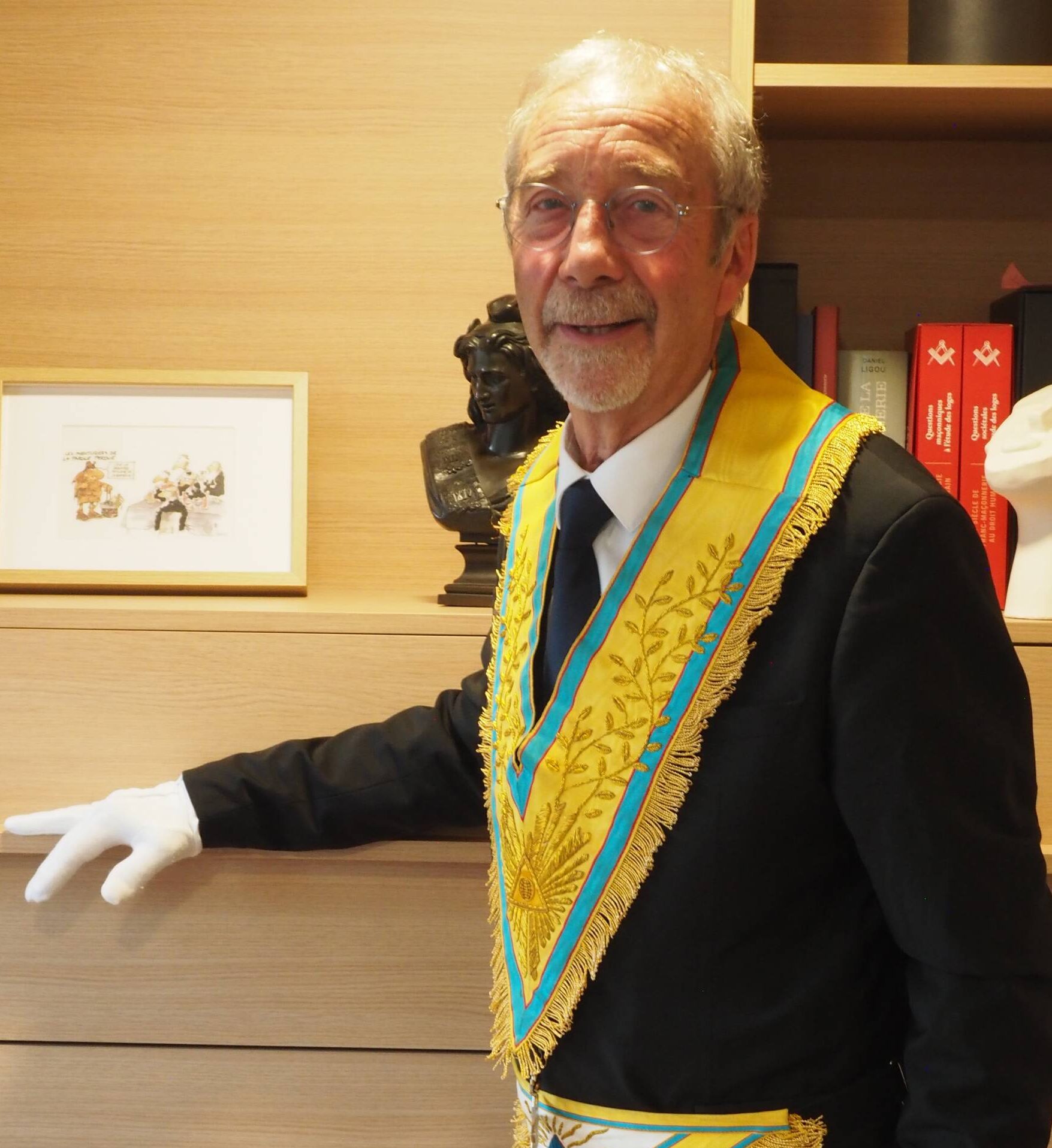 Maurice Leduc a été réélu Grand Maître National de la Fédération française du DROIT HUMAIN lors du 